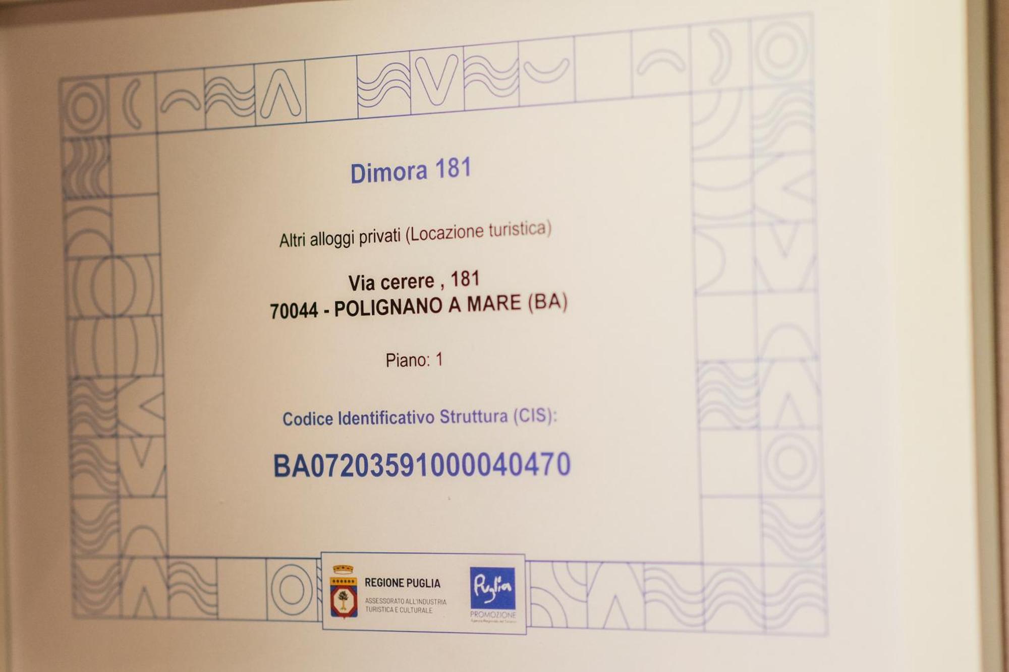 Вілла Dimora 181 Поліньяно-а-Маре Екстер'єр фото